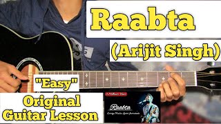 Raabta  Arijit Singh  Guitar Lesson  Easy Chords  Kehte Hain khuda [upl. by Muraida234]