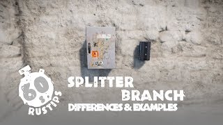 60 Second Rust Tips  Splitter amp Electrical Branch  Differences and Examples [upl. by Jareb372]