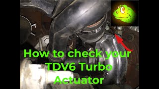 How to Check Your Turbo Actuator  TDV6 Range Rover Sport [upl. by Shellie708]