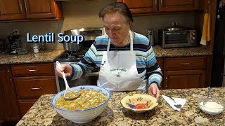 Italian Grandma Makes Lentil Soup [upl. by Nohsauq]