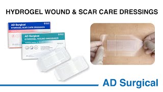 Hydrogel Wound  Scar Care Dressings  AD Surgical [upl. by Severson901]