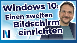 Windows 10 Mit einem zweiten Bildschirm arbeitest Du viel effektiver [upl. by Ridley]