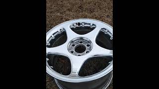 Aluminum Wheel Refinishing and Clear Coating [upl. by Laro]