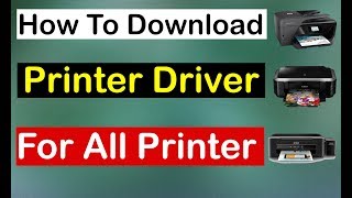 How To Download Drivers For All Printer For Laptop  Pcs [upl. by Holloway]