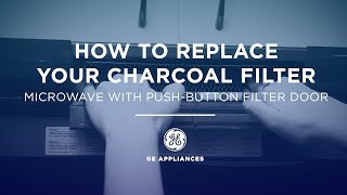 Charcoal Filter Replacement  Microwaves with Push Button Filter Door [upl. by Jain]