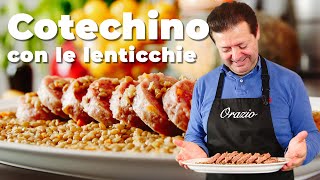 COTECHINO CON LENTICCHIE  Immancabile a Capodanno [upl. by Cutler323]