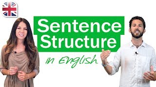 English Sentence Structure  English Grammar Lesson [upl. by Adnor118]