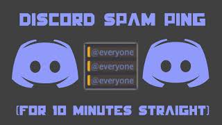 Discord Spam Ping Notification Sound For a full 10 minutes [upl. by Adriene589]