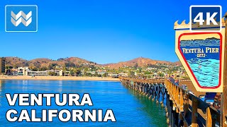 4K Downtown Ventura California USA  Walking Tour amp Travel Guide 🎧 Binaural City Sounds [upl. by Phelps]