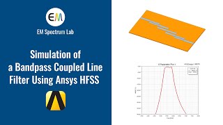 HFSS Tutorial – Simulation of a Bandpass Coupled Line Filter [upl. by Meurer]