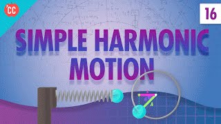 Simple Harmonic Motion Crash Course Physics 16 [upl. by Prendergast]