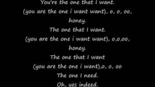 Grease  Youre The One That I Want  Lyrics [upl. by Otirecul]