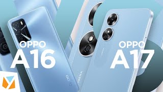 OPPO A16 vs OPPO A17 Comparison [upl. by Nirtiac]