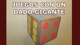 Juegos con un DADO GIGANTE [upl. by Ohnuj]