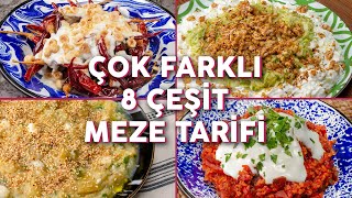 Evde Rahatlıkla Hazırlayabileceğiniz 8 Çok Farklı Meze Tarifi  Meze Tarifleri  Yemekcom [upl. by Fisk888]