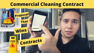 How to make a Cleaning Contract Proposal To close more Commercial Cleaning Contracts Clients [upl. by Carlile]