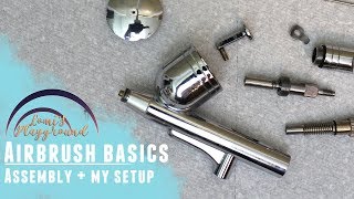 Airbrush basics Master G233 airbrush cleaning and assembly plus my setup [upl. by Barbi]