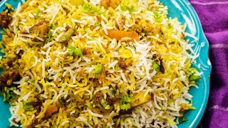 Biryani Recipe  Restaurant Style Hyderabadi Veg Dum Biriyani Recipe [upl. by Ahsia251]