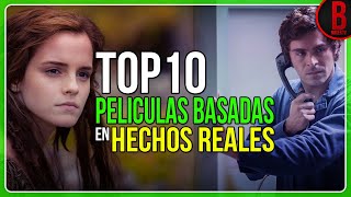 TOP 10 Mejores Películas BASADAS en HECHOS REALES [upl. by Thay656]