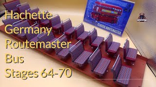 Hachette Build the ROUTEMASTER BUS Stages 6470 [upl. by Weintrob]