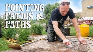 POINTING PATIOS AND PATHS  The Easy Way  Tried and Tested [upl. by Patrizia482]