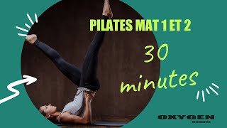 30 MINUTES DE PILATES MAT 1 ET 2 [upl. by Elva408]