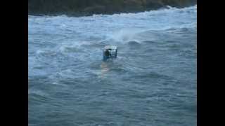 Burgh Island Sea Tractor near miss [upl. by Allista]