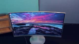 Samsung Curved Monitor with 1800R 27 inch  Review [upl. by Atinauq]