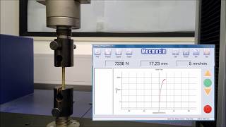 Ultimate Tensile Strength UTS Test Demonstration [upl. by Old878]