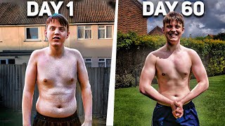 From Overweight to Fit  My Little Brothers 60 Day Body Transformation [upl. by Lehcem989]