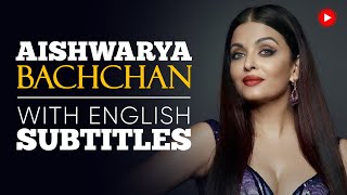 ENGLISH SPEECH  AISHWARYA RAI BACHCHAN Bring a Smile English Subtitles [upl. by Abil]