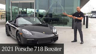 2021 Porsche 718 Boxster Review  Walkaround [upl. by Eltsryk]