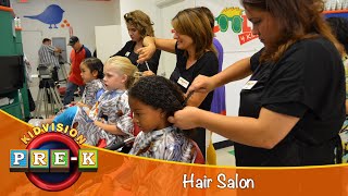 Hair Salon  Virtual Field Trip  KidVision PreK [upl. by Thibaud]