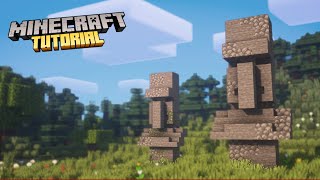 Minecraft  How to build a Villager Statue  Tutorial [upl. by Ire]