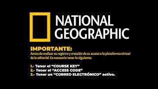 TUTORIAL ACCESO PLATAFORMA NATIONAL GEOGRAPHIC [upl. by Irita813]