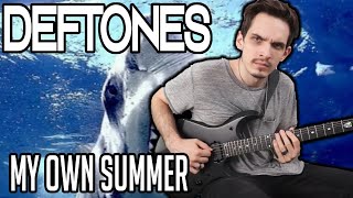 Deftones  My Own Summer Shove It  GUITAR COVER 2020  Screen Tabs [upl. by Anrapa]