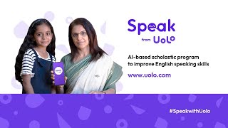 Introducing Speak from Uolo  AIbased Scholastic Program  SpeakwithUolo [upl. by Ailemaj]