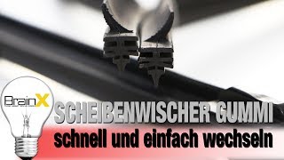 Scheibenwischer Gummi wechseln SWF Bosch AeroTwin in 5min [upl. by Leinaj]