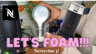 How To Foam Milk With Aeroccino 3 Make Coffee With Foam Tips amp Tricks  Easy Foamed Latte Recipe [upl. by Uriah]