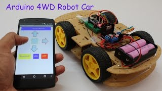 Smartphone Controlled Arduino 4WD Robot Car  Part  II [upl. by Ierdna]