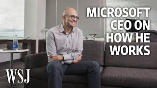 Microsoft CEO Satya Nadella How I Work  WSJ [upl. by Anerhs]