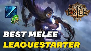 Best MELEE Leaguestarter Frost Blades Low Investment Build 321 POE [upl. by Halimeda906]