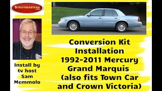 Mercury Grand Marquis Suspension Conversion Kit Install Performed By TV Host Sam Memmolo [upl. by Yalhsa809]