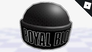 FREE ITEM How to get the ROYAL BLOOD BEANIE  Roblox [upl. by Sashenka]