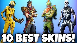 TOP 10 BEST SKINS in Fortnite The COOLEST of all SKINS Fortnite Battle Royale Best Skins [upl. by Ecirehc]