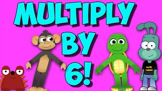 Multiply by 6 Learn Your 6X Facts [upl. by Alehtse]