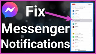 How To Fix Facebook Messenger Notifications [upl. by Orford113]