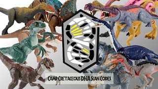 All Camp Cretaceous DNA Scan Codes  Jurassic World Facts [upl. by Zuleika524]