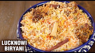 Lucknowi Mutton Biryani  Goat Meat Biryani Recipe  Dum Biryani  Biryani Recipe By Varun Inamdar [upl. by Noreg167]