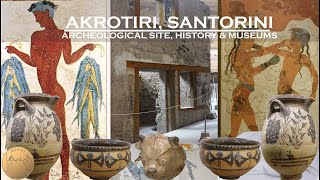 What is in Akrotiri Santorini  History Archaeological Site Prehistoric Museum Documentary  4K [upl. by Iak205]